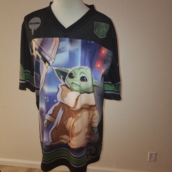 Blackmilk Tops - Blackmilk baby yoda jersey